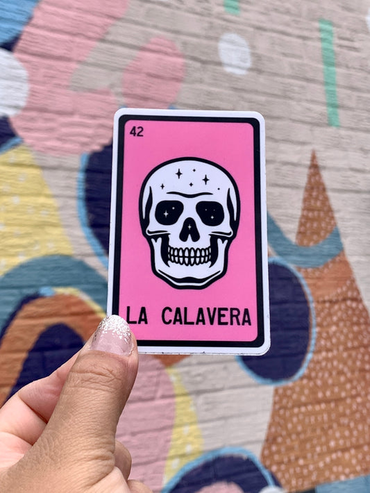 Calavera Loteria Card | Vinyl Sticker