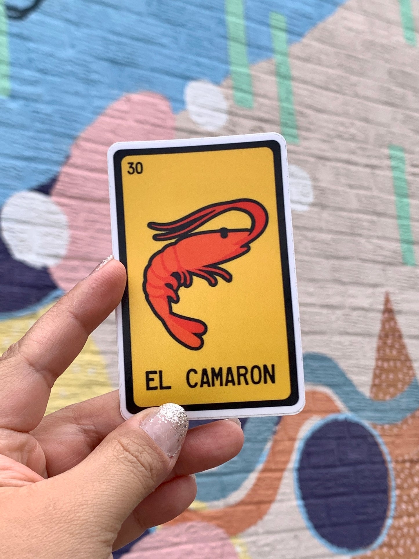 Camaron Loteria Card | Vinyl Sticker