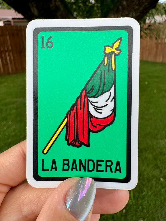 La Bandera Loteria Card | Vinyl Sticker