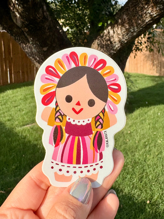 Maria Doll PINK | Vinyl Sticker