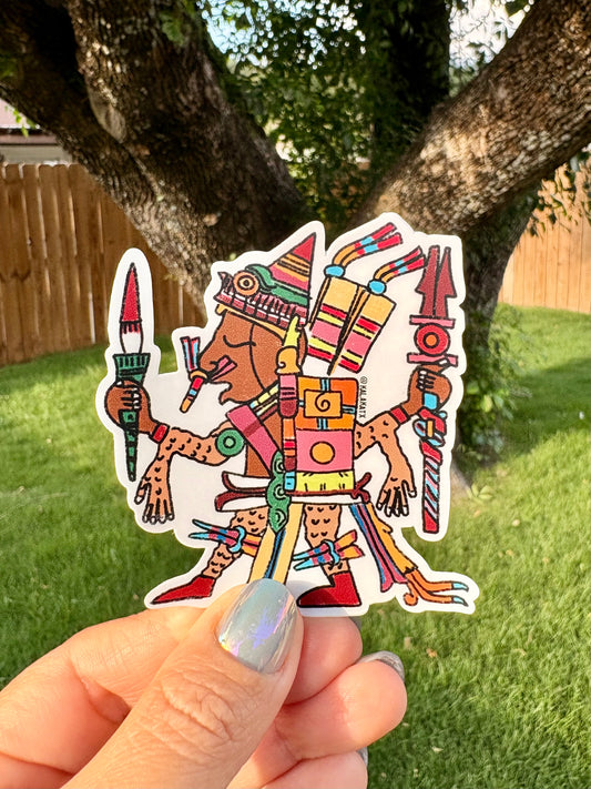 Xipe Totec Vinyl Sticker