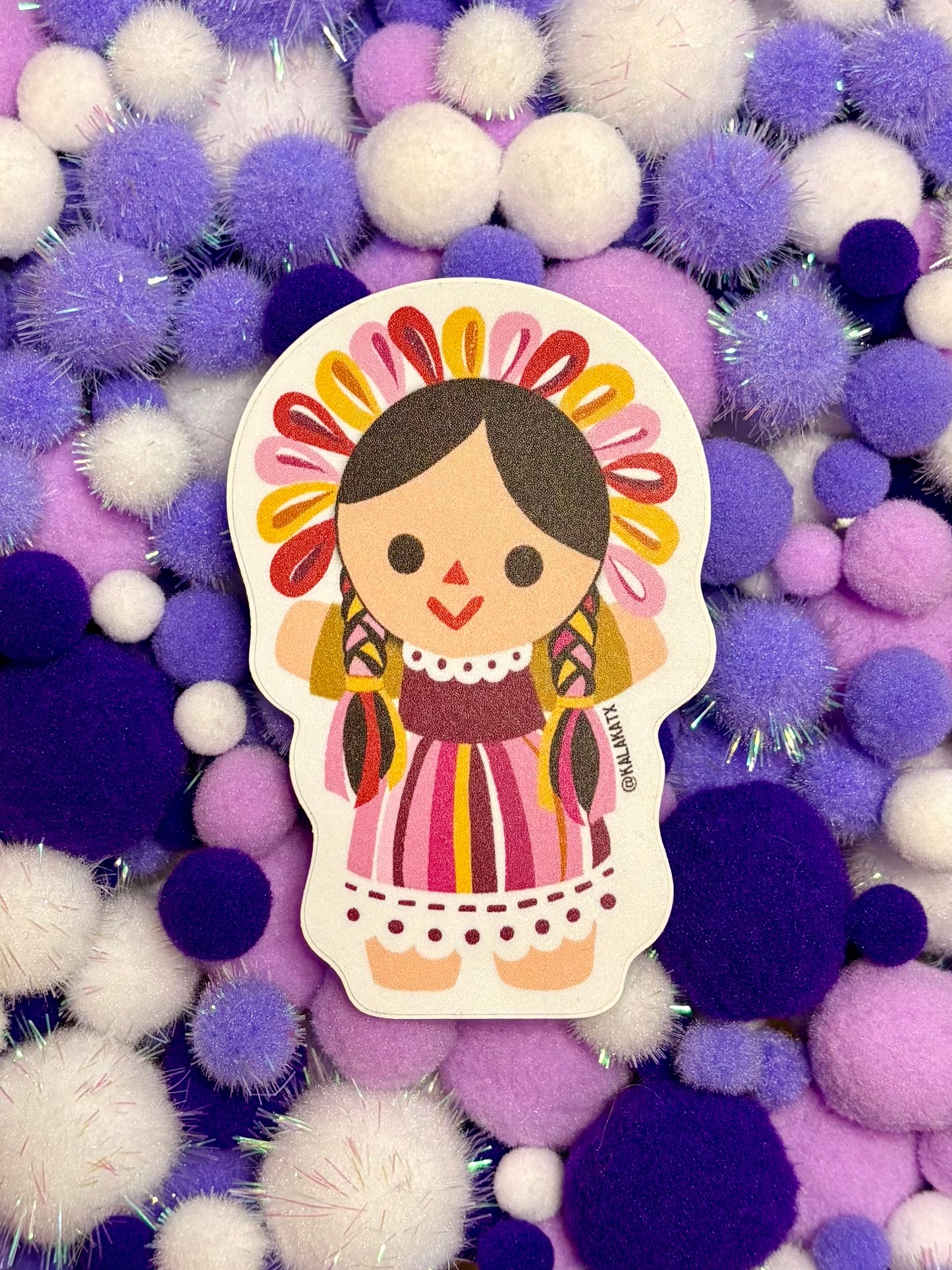 Maria Doll PINK | Vinyl Sticker