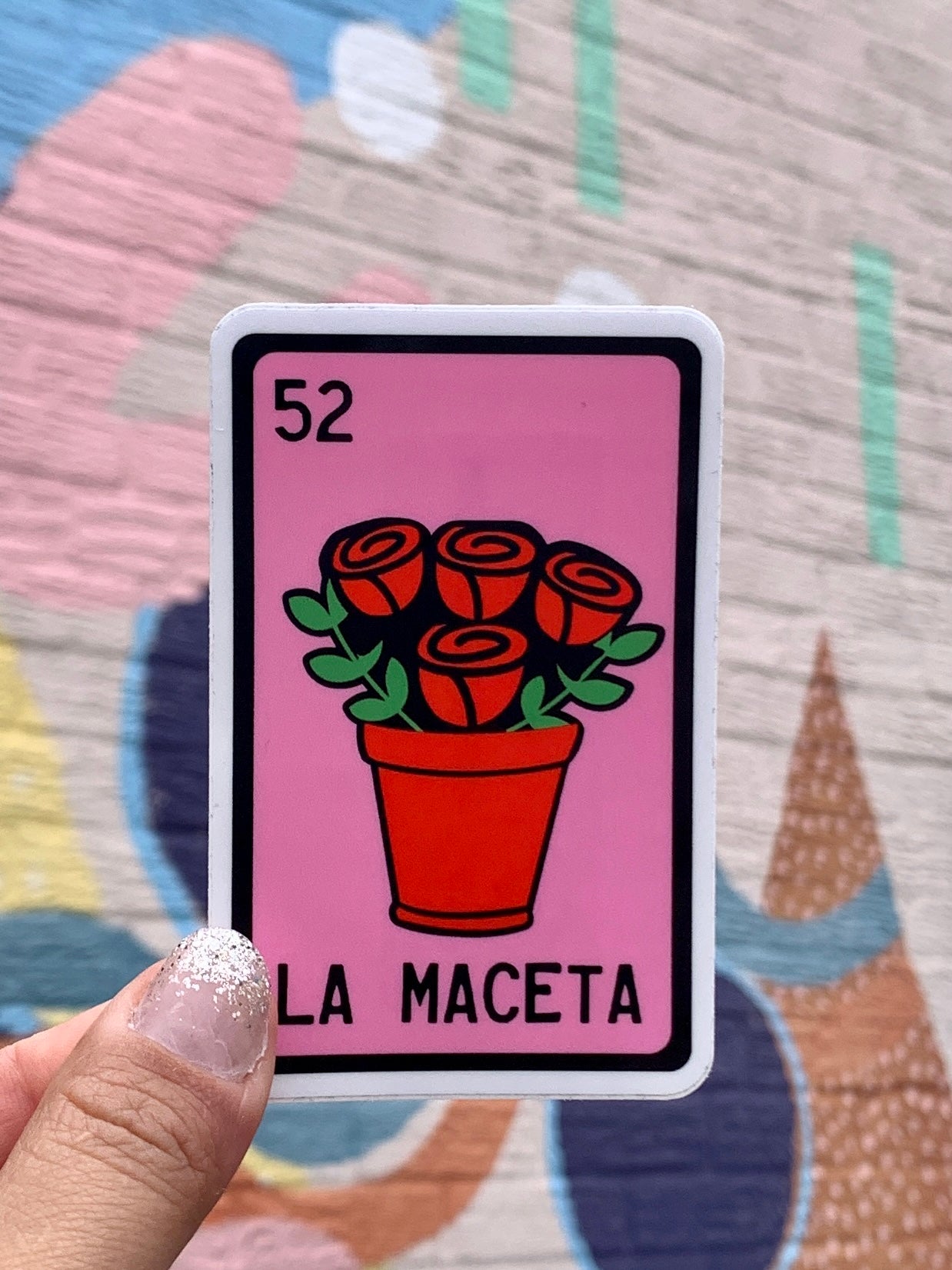 La Maceta Loteria Card | Vinyl Sticker
