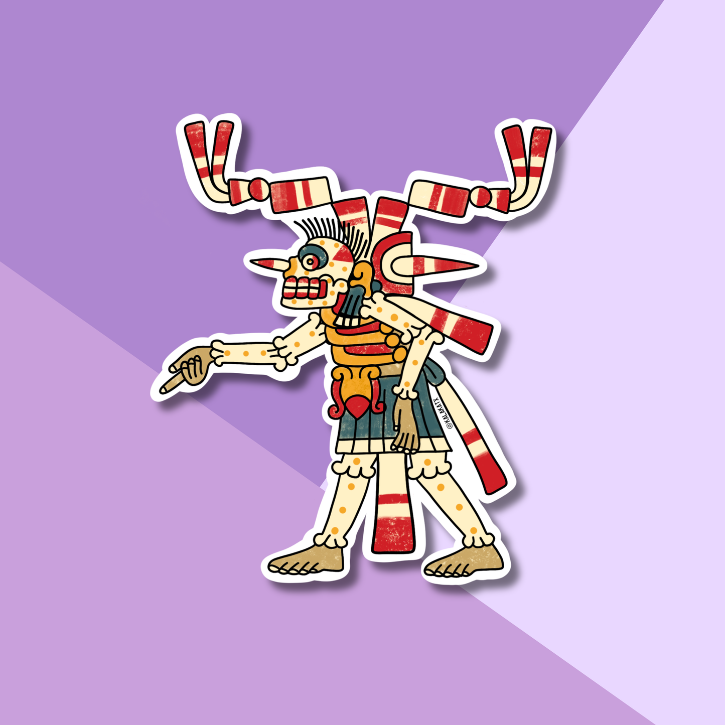 Mictlantecuchtli | Vinyl Sticker