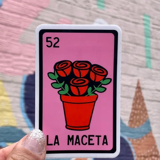 La Maceta Loteria Card | Vinyl Sticker