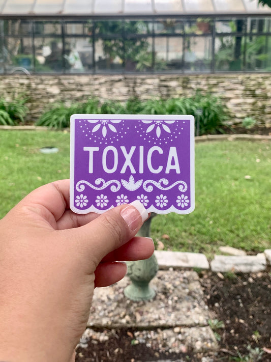 Papel Picado Toxica | Vinyl Sticker
