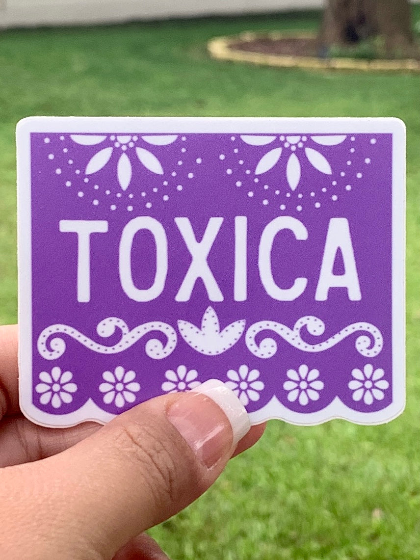Papel Picado Toxica | Vinyl Sticker