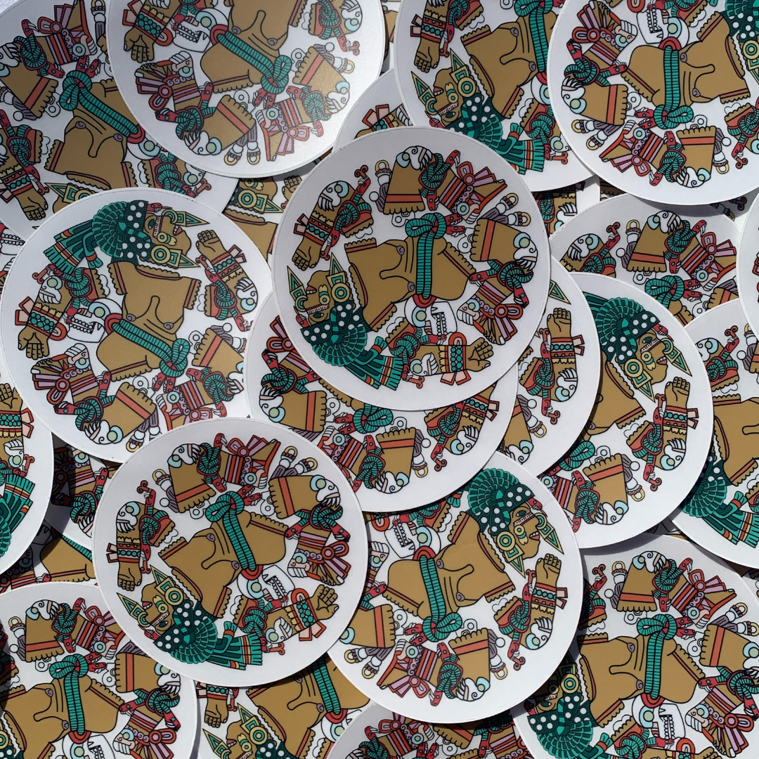 Coyolxauhqui Vinyl Sticker