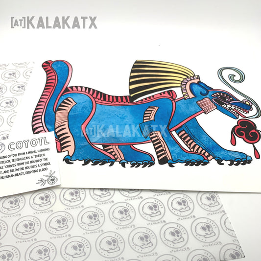 Coyotl Art Prints | 8 x 11.5