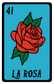 La Rosa Loteria Card | Vinyl Sticker