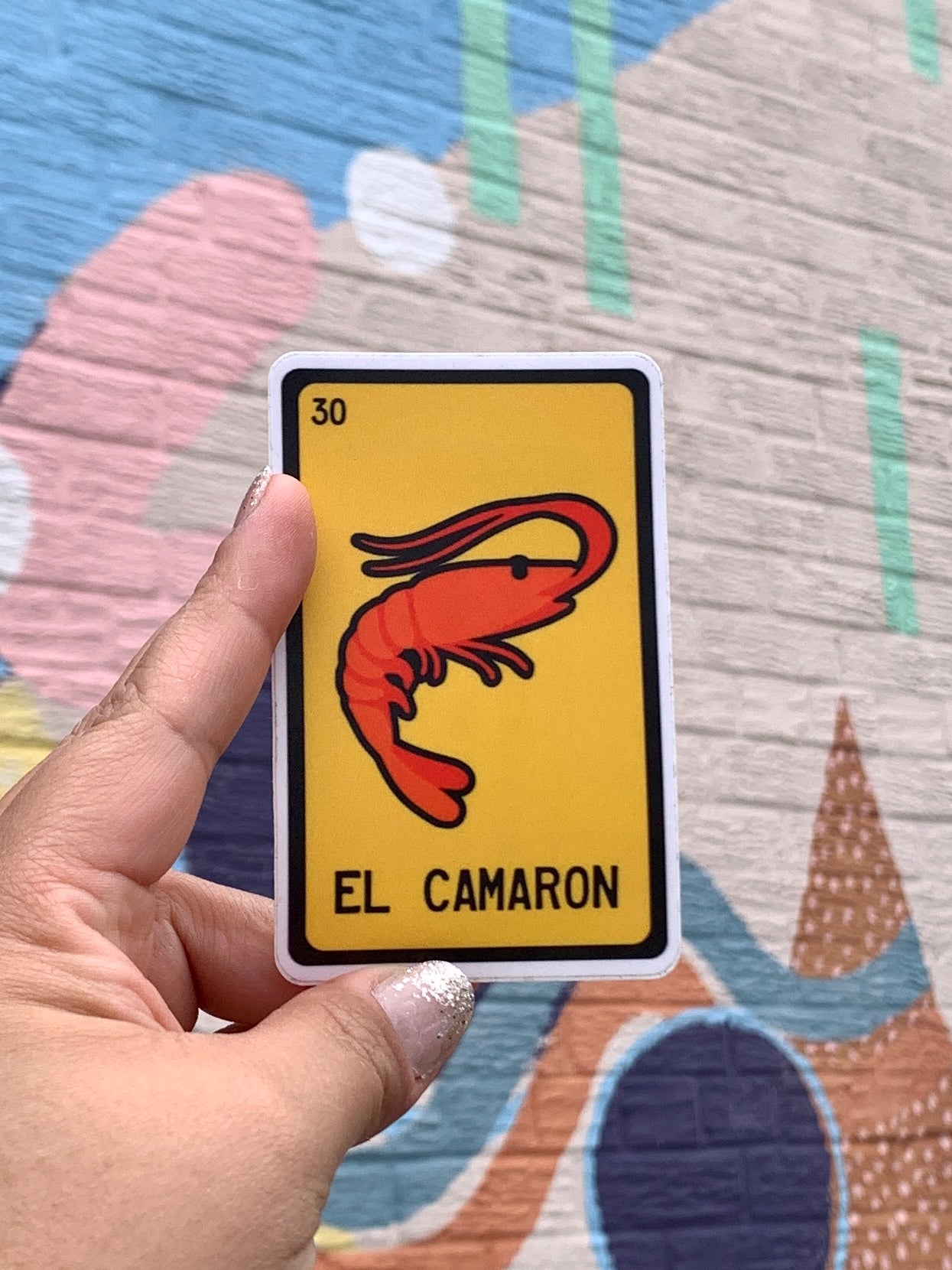 Camaron Loteria Card | Vinyl Sticker