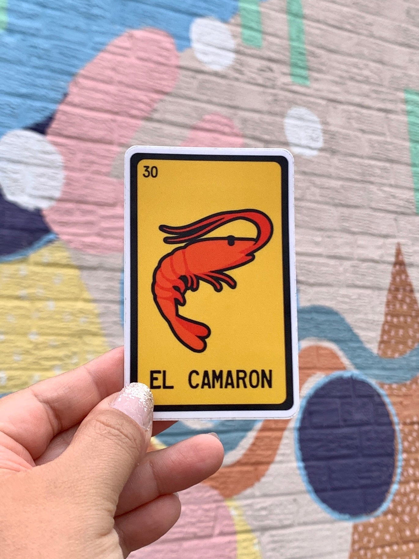 Camaron Loteria Card | Vinyl Sticker