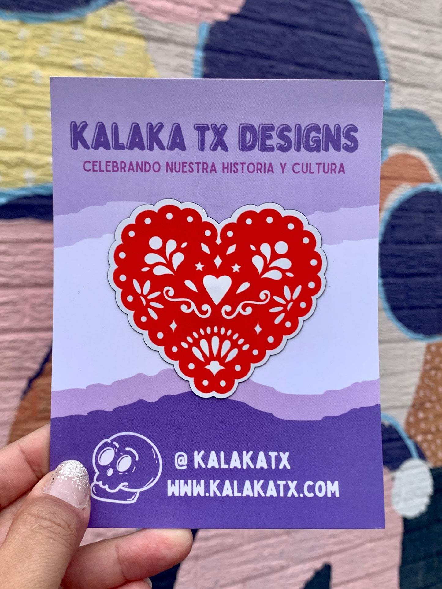 Corazon Papel Picado | Decorative MAGNET
