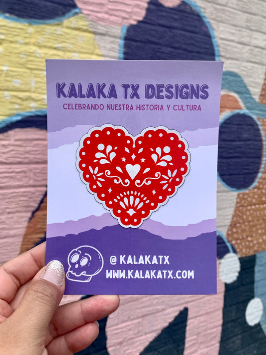 Corazon Papel Picado | Decorative MAGNET