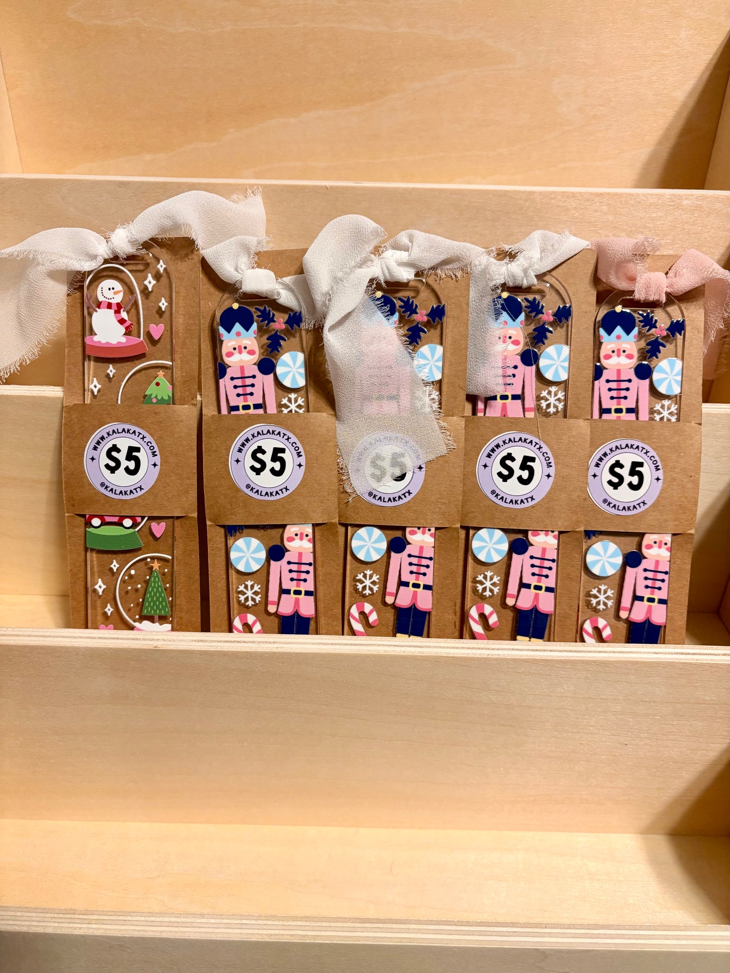 Christmas Acylic Bookmarks