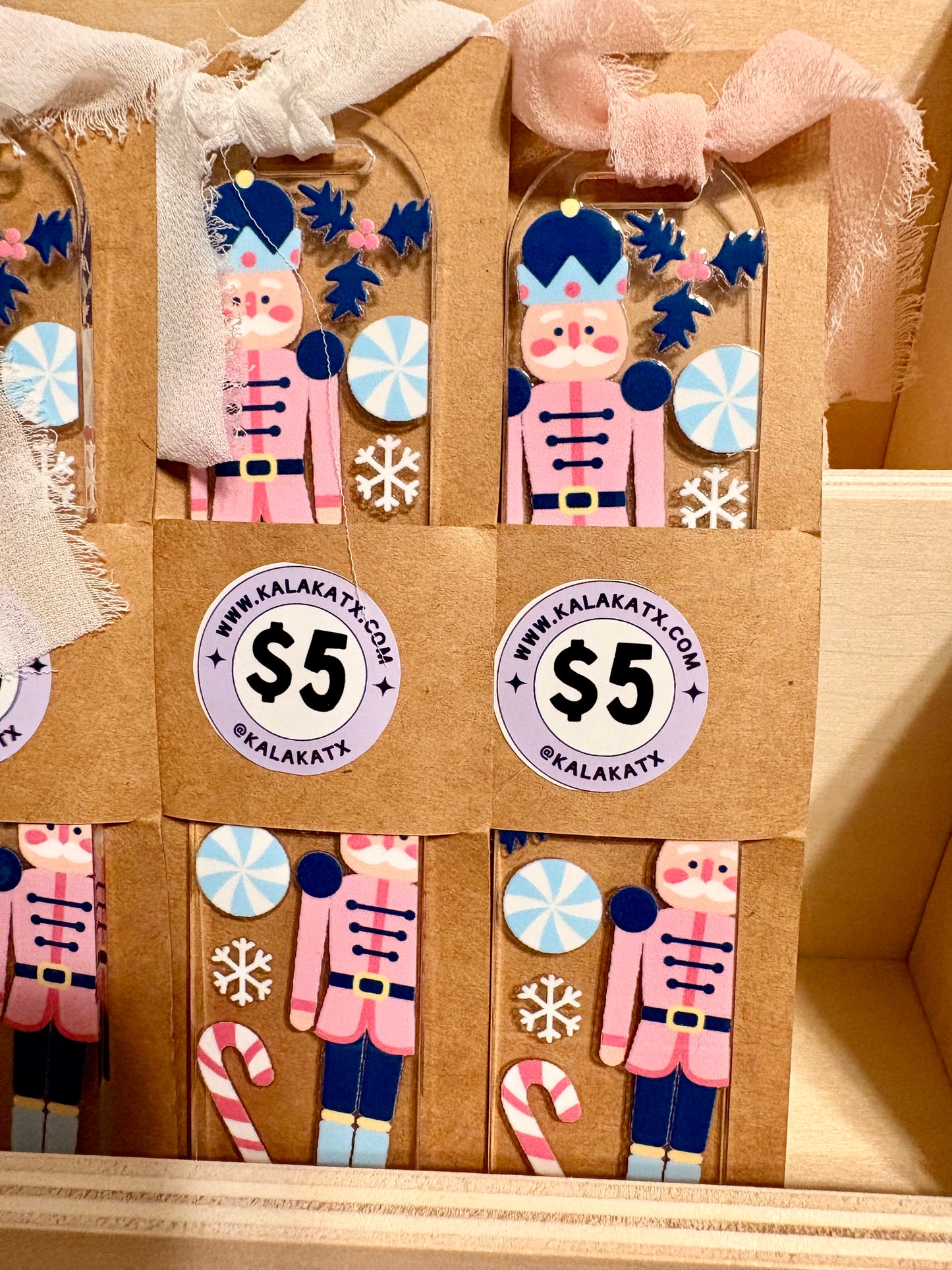Christmas Acylic Bookmarks