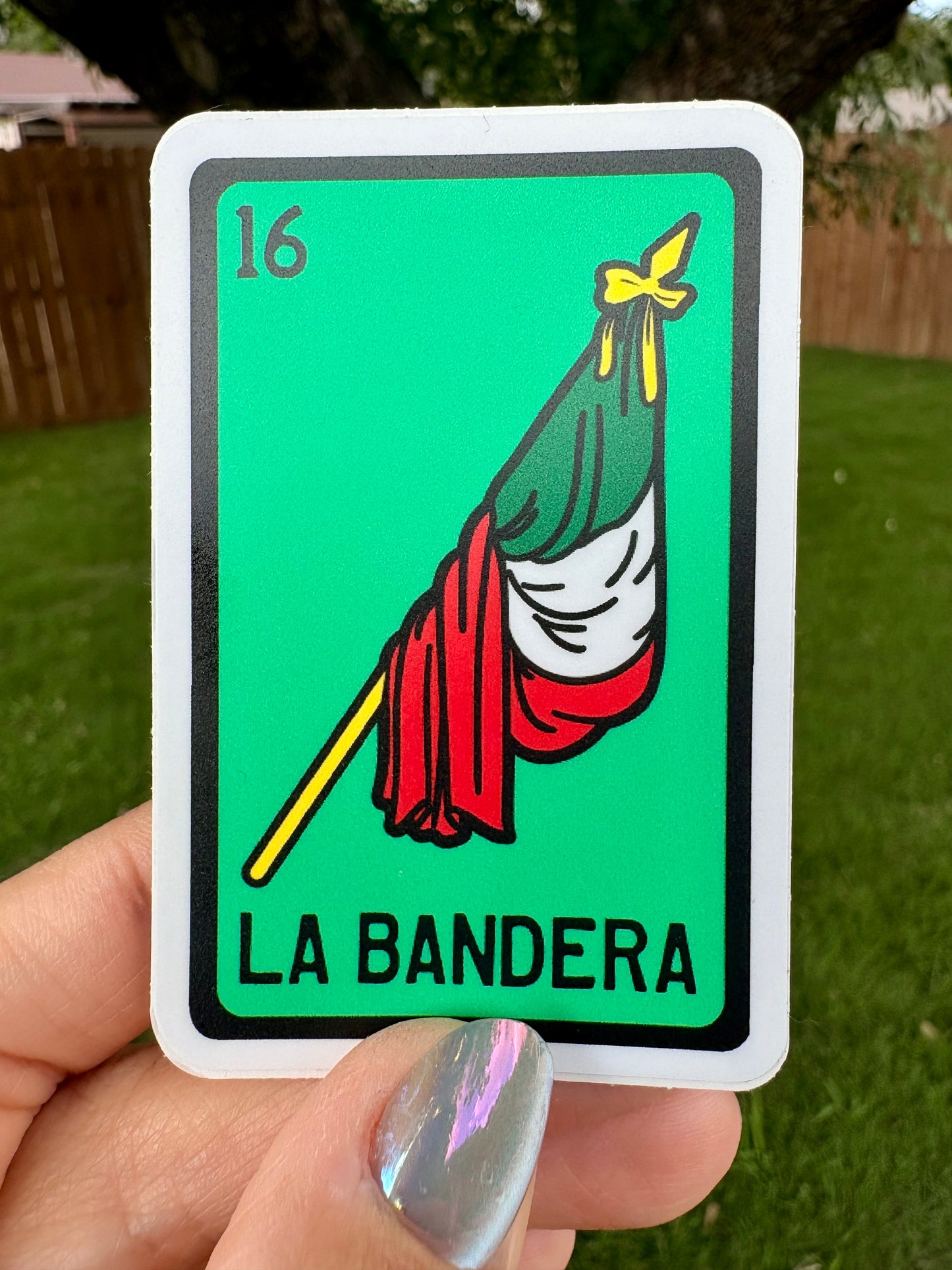 La Bandera Loteria Card | Vinyl Sticker
