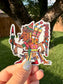 Xipe Totec Vinyl Sticker