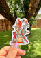 Xochiquetzal, Aztec Mother figure | Vinyl Sticker