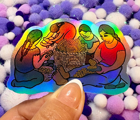 Tortillas de Maize Sticker