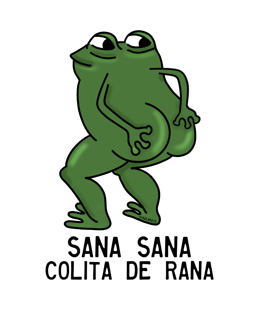 Sana Sana Colita de Rana| Decorative MAGNET
