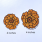 Mexican Marigold Glossy Sticker