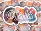 Ojala Laminated Vinyl Sticker, I Hope to God, God Willing
