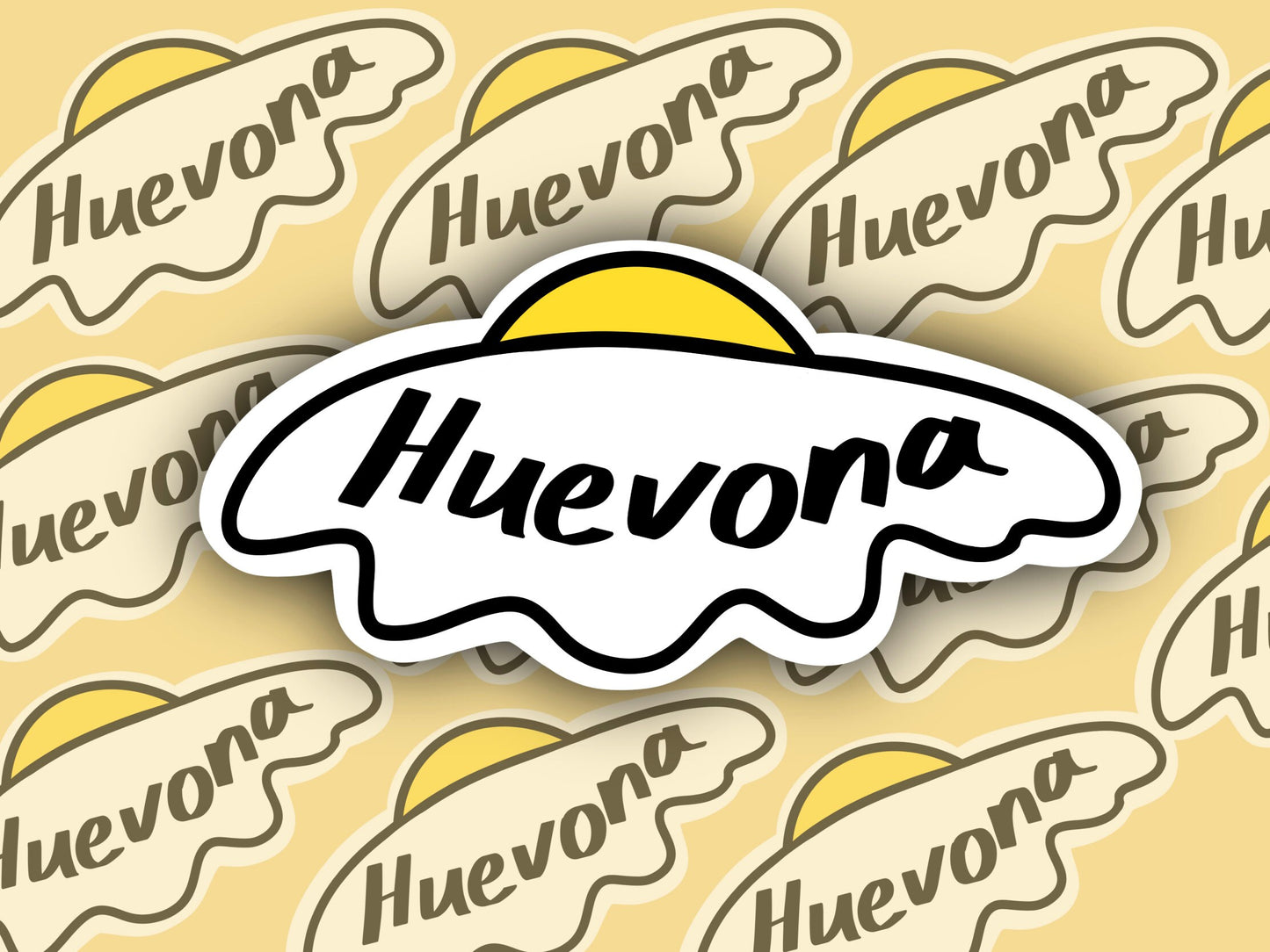 Huevona Vinyl Sticker