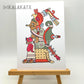 XOCHIQUETZAL: Art Prints, Perfect for a Collage Wall or a nice frame! Xochiquetzal is a Mexica deity- 5x7. and 8x11.5 | Aztec, Mexica art