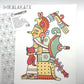 XOCHIQUETZAL: Art Prints, Perfect for a Collage Wall or a nice frame! Xochiquetzal is a Mexica deity- 5x7. and 8x11.5 | Aztec, Mexica art